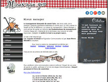 Tablet Screenshot of mieuxmanager.com
